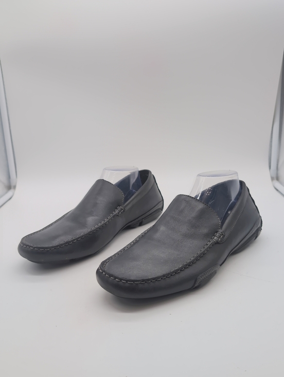 Kenneth Cole Reaction Other - Kenneth Cole Driving Sz 9.5 Men's Black Slip-On Leather Loafers
